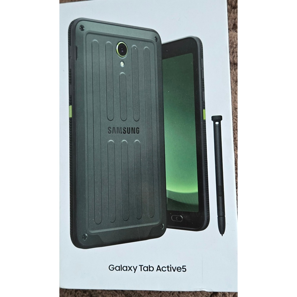 Samsung Galaxy Tab Active5 128GB Green Rugged Tablet SM-X300 New Sealed
